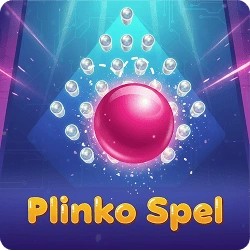 Official Crash Games logo: Plinko+ by at Hugo Casino